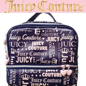 Juicy Couture Word Play Logo Insulated Double Zip Cooler Bag